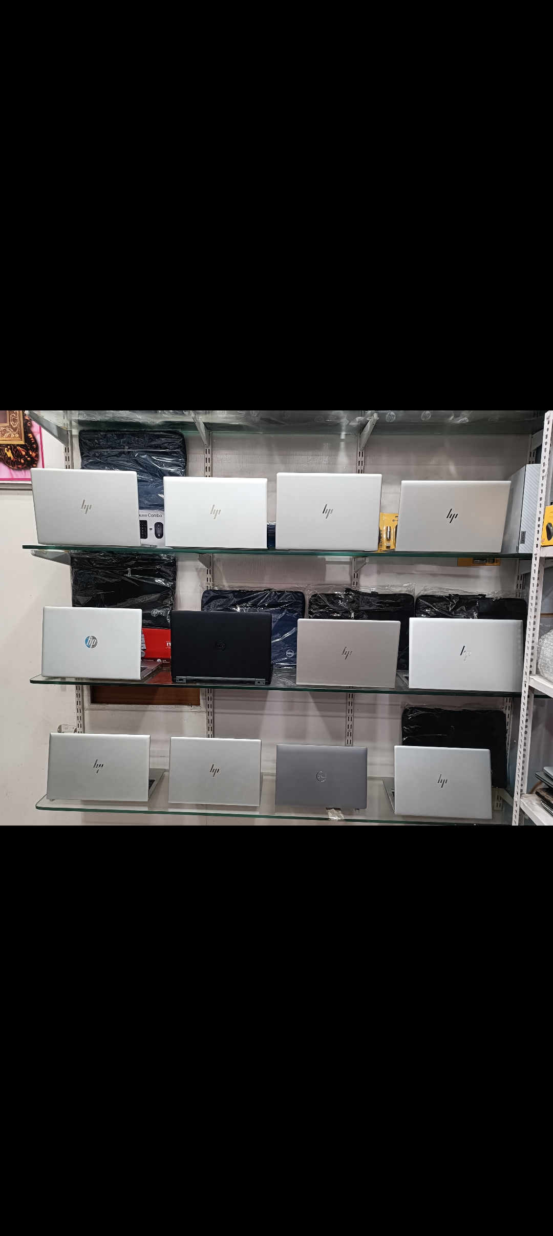 Laptops on display at Jasjot Computers